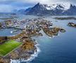 Stadionul Henningsvaer din Norvegia este considerat de FourFourTwo a fi cel mai pitoresc din lume // foto: Imago Images