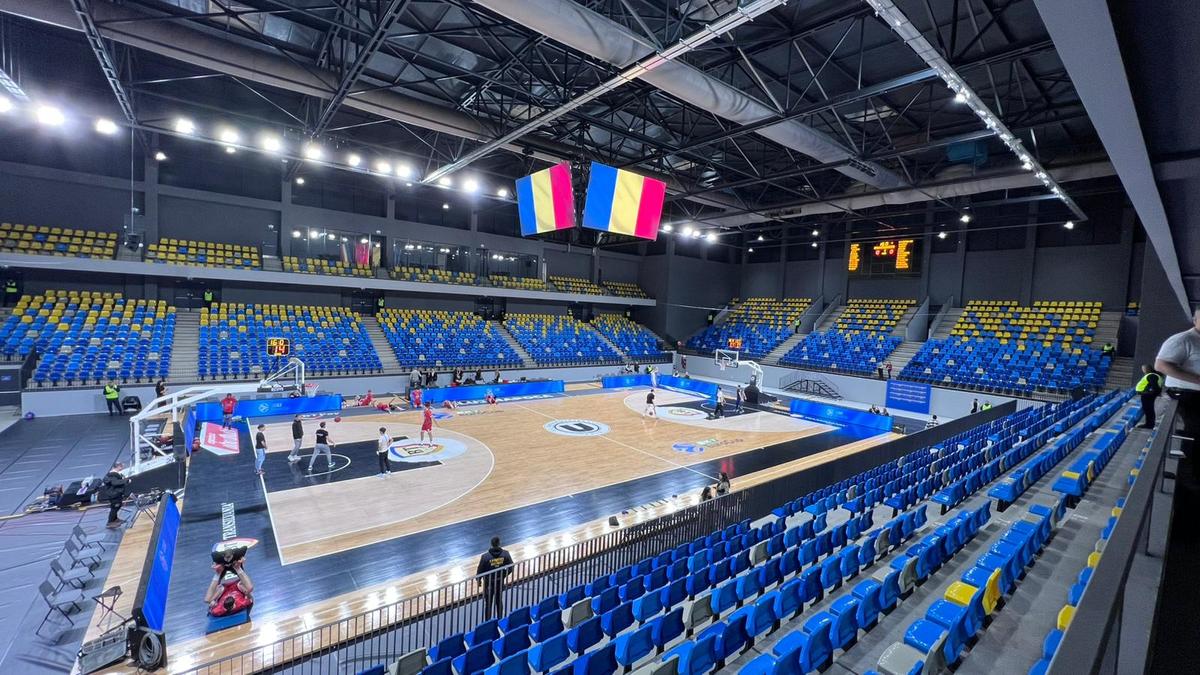 Turda Arena, transformată în mai puțin de 24 de ore pentru meciul lui U-BT Cluj-Napoca din EuroCup