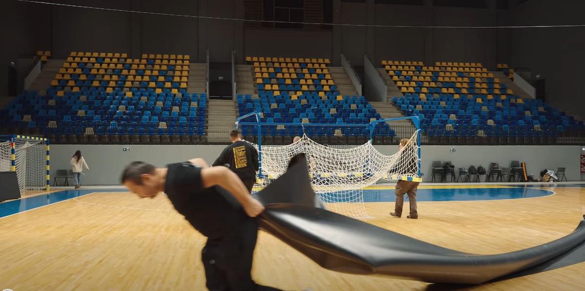 Turda Arena, transformată în mai puțin de 24 de ore pentru meciul lui U-BT Cluj-Napoca din EuroCup