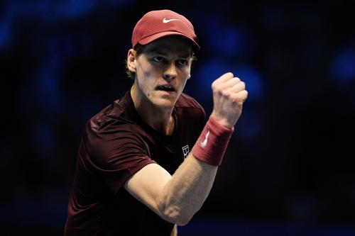 Jannik Sinner după un punct reușit FOTO Imago Images