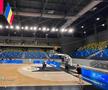 Sala din Turda, modificată pentru meciul lui U-BT Cluj-Napoca / FOTO: David Istrate (GSP.ro)