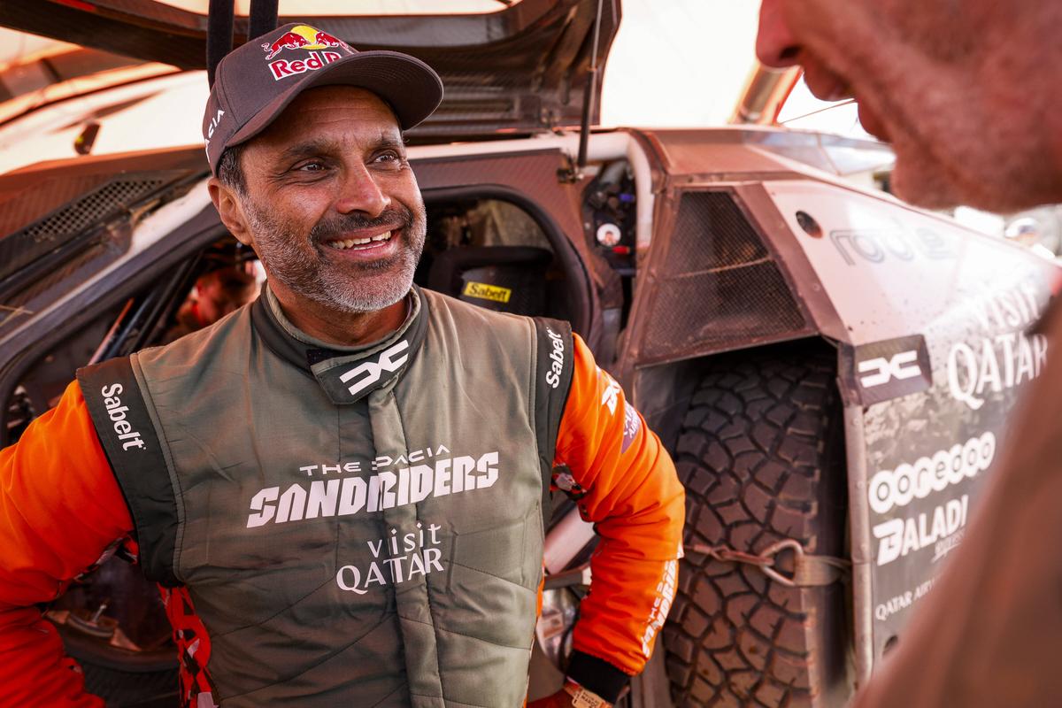 Nasser Al-Attiyah și Dacia Sandrider, imagini din 2025 // foto: Imago