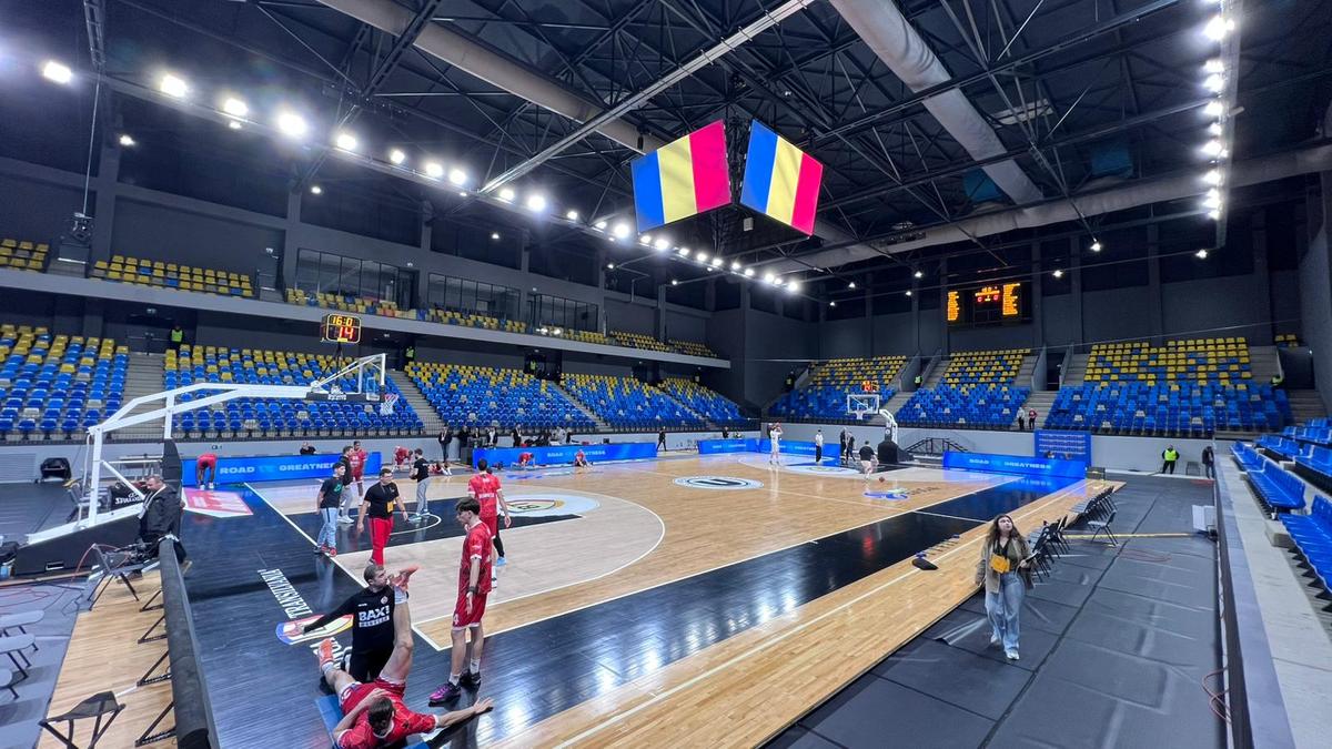 Turda Arena, transformată în mai puțin de 24 de ore pentru meciul lui U-BT Cluj-Napoca din EuroCup