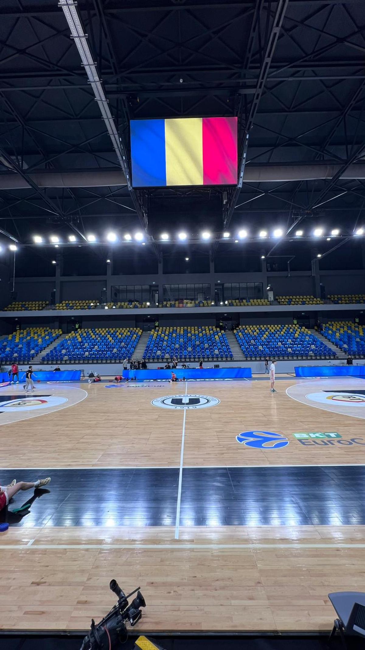 Turda Arena, transformată în mai puțin de 24 de ore pentru meciul lui U-BT Cluj-Napoca din EuroCup