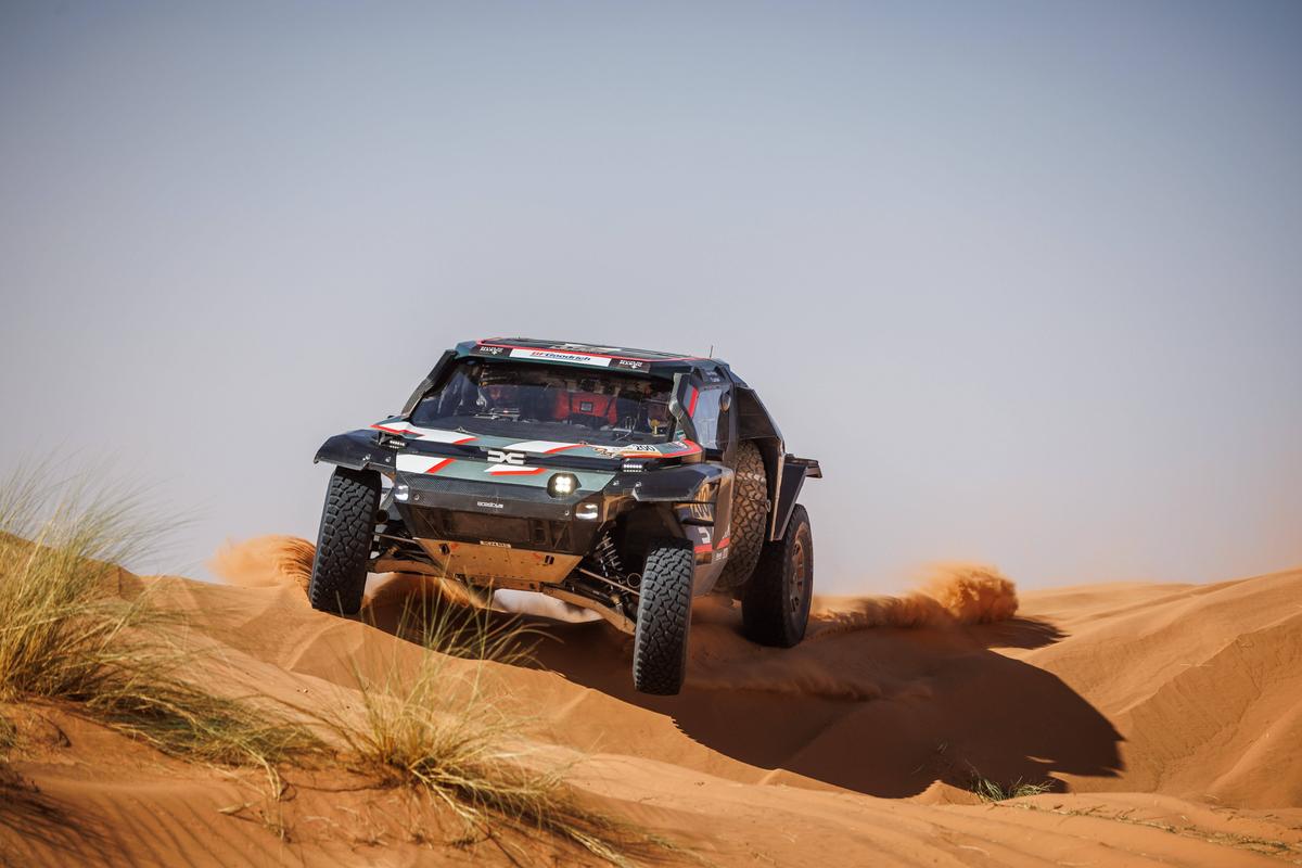 Nasser Al-Attiyah și Dacia Sandrider, imagini din 2025 // foto: Imago