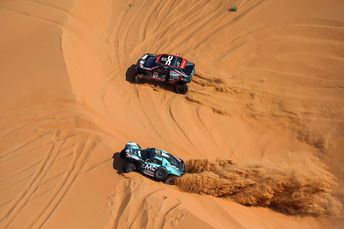 Nasser Al-Attiyah și Dacia Sandrider, imagini din 2025 // foto: Imago