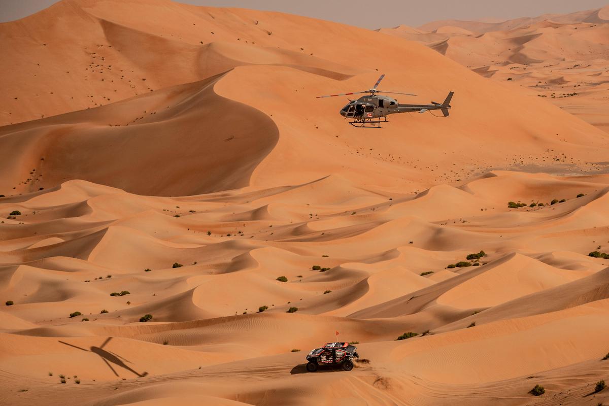 Nasser Al-Attiyah și Dacia Sandrider, imagini din 2025 // foto: Imago