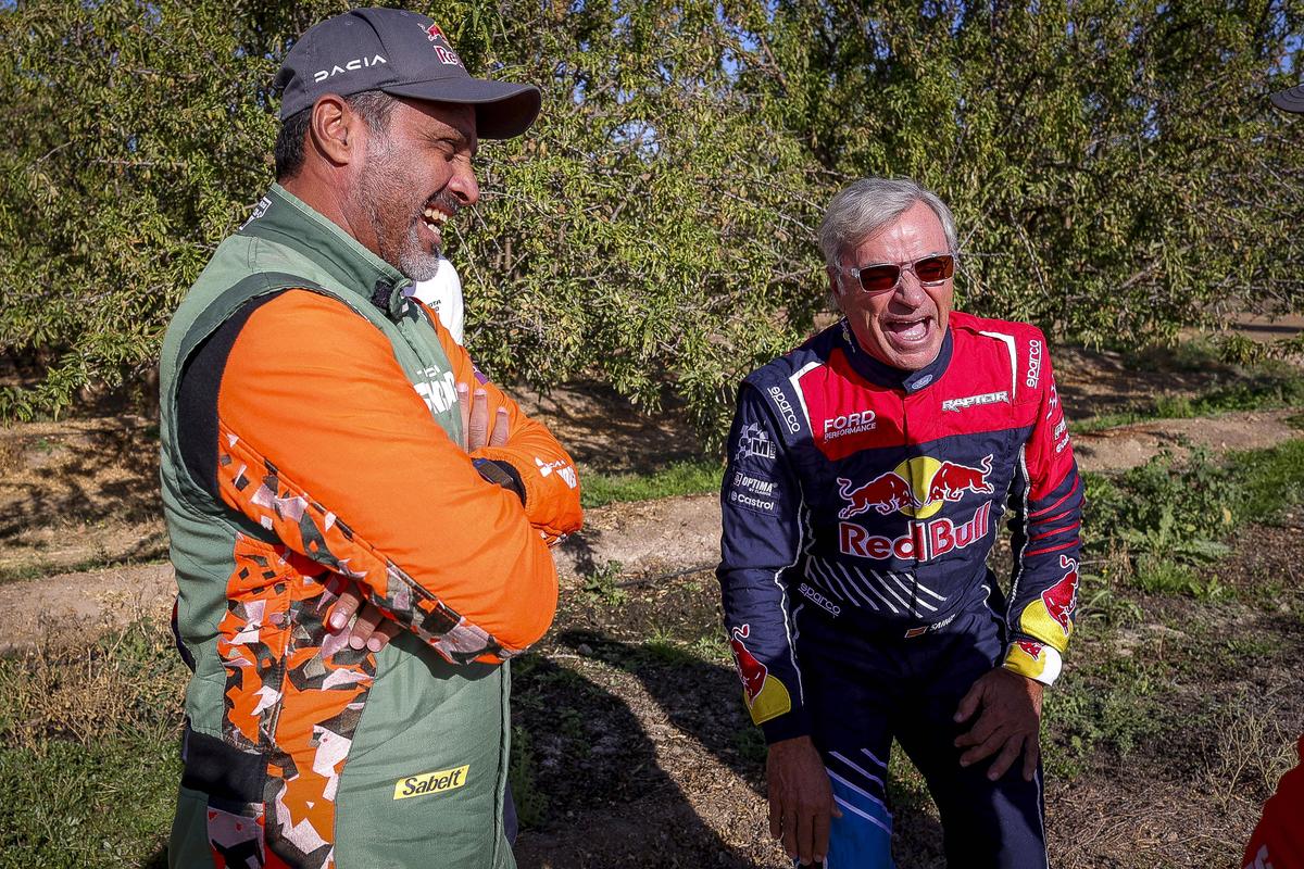 Nasser Al-Attiyah și Dacia Sandrider, imagini din 2025 // foto: Imago