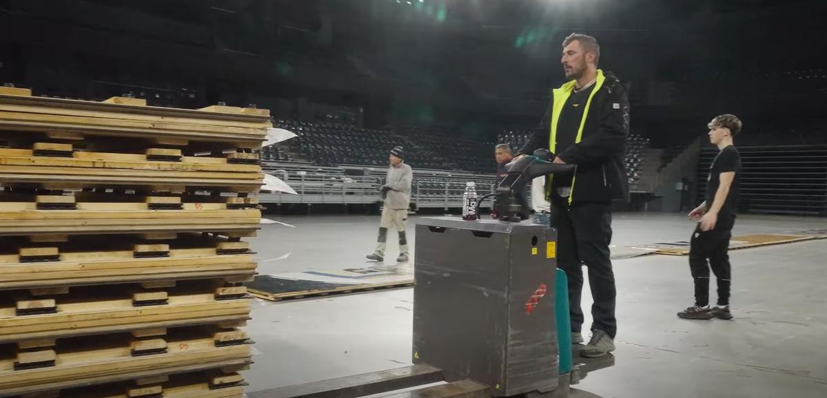 Turda Arena, transformată în mai puțin de 24 de ore pentru meciul lui U-BT Cluj-Napoca din EuroCup