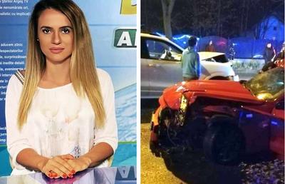 FOTO Alexandra, fiica lui Cornel Penescu, implicată într-un accident rutier violent în Pitești