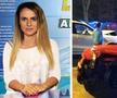 FOTO Alexandra, fiica lui Cornel Penescu, implicată într-un accident rutier violent în Pitești
