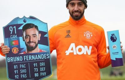 Bruno Fernandes a devenit din ce în ce mai bun în FIFA 21! Ce card a primit jucătorul lui Manchester United
