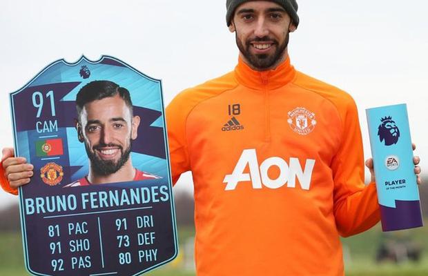 Bruno Fernandes a devenit din ce în ce mai bun în FIFA 21! Ce card a primit jucătorul lui Manchester United