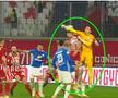 SEPSI - FARUL 1-0. Două decizii la limită în prima repriză, ambele împotriva lui Hagi