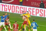 SEPSI - FARUL 1-0. Două decizii la limită în prima repriză, ambele împotriva lui Hagi