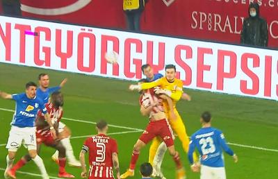 SEPSI - FARUL 1-0. Două decizii la limită în prima repriză, ambele împotriva lui Hagi