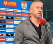 Reghecampf a criticat arbitrajul după remiza de la Voluntari / Sursă foto: Facebook @Universitatea Craiova
