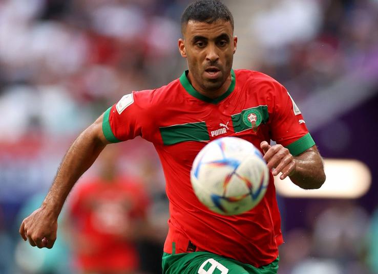 Abderrazak Hamdallah, în meciul cu Canada din faza grupelor / Sursă foto: Guliver/Getty Images