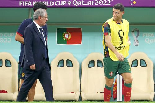 Cristiano Ronaldo l-a ignorat pe Fernando Santos, Foto: Getty Images