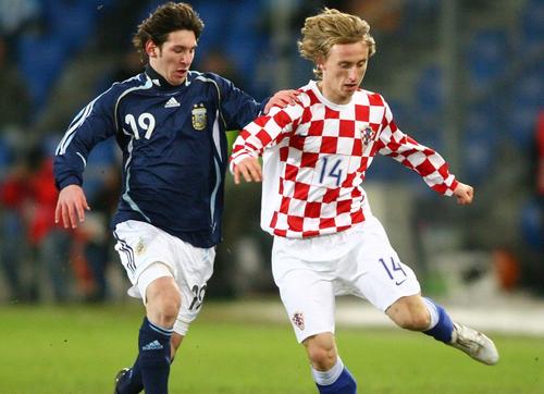 Modric și Messi, duel direct în amicalul din 2006 / Sursă foto: Imago Images
