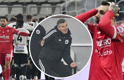 Tiki-taka lui Sabău » 10 jucători implicați, 16 pase și o gaură imensă în apărarea lui Dinamo, care n-a atins mingea un minut