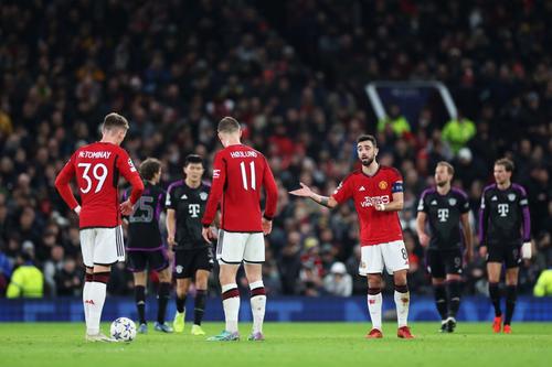 Bruno Fernandes și-a certat coechipierii după golul primit Foto: Guliver/GettyImages