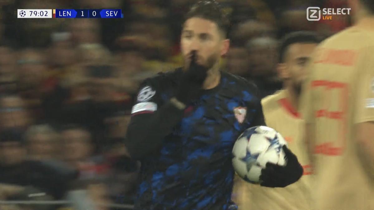FOTO Golul lui Sergio Ramos în Lens - Sevilla 1-1