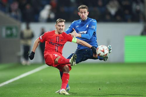 Darius Olaru în Hoffenheim – FCSB // foto: Guliver/gettyimages
