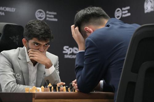 Gukesh Dommaraju, cel mai tânăr campion mondial la șah/Foto: Imago Images