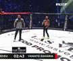 Yamato Zaharia - Ovidiu Neveu, cea mai așteptată luptă RXF, s-a terminat într-un cor de fluierături » „Ploaie” de sticle aruncate din tribune! Ce a declanșat haosul