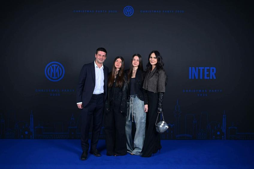 Cristian Chivu alături de familie la petrecerea de Crăciun organizată de Inter / Imago Images