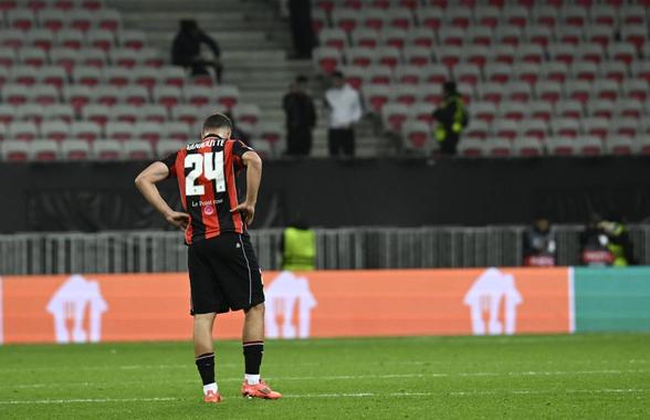 Nice a egalat un record negativ în Europa League: ar putea să îl „bată” chiar cu fosta adversară a celor de la FCSB