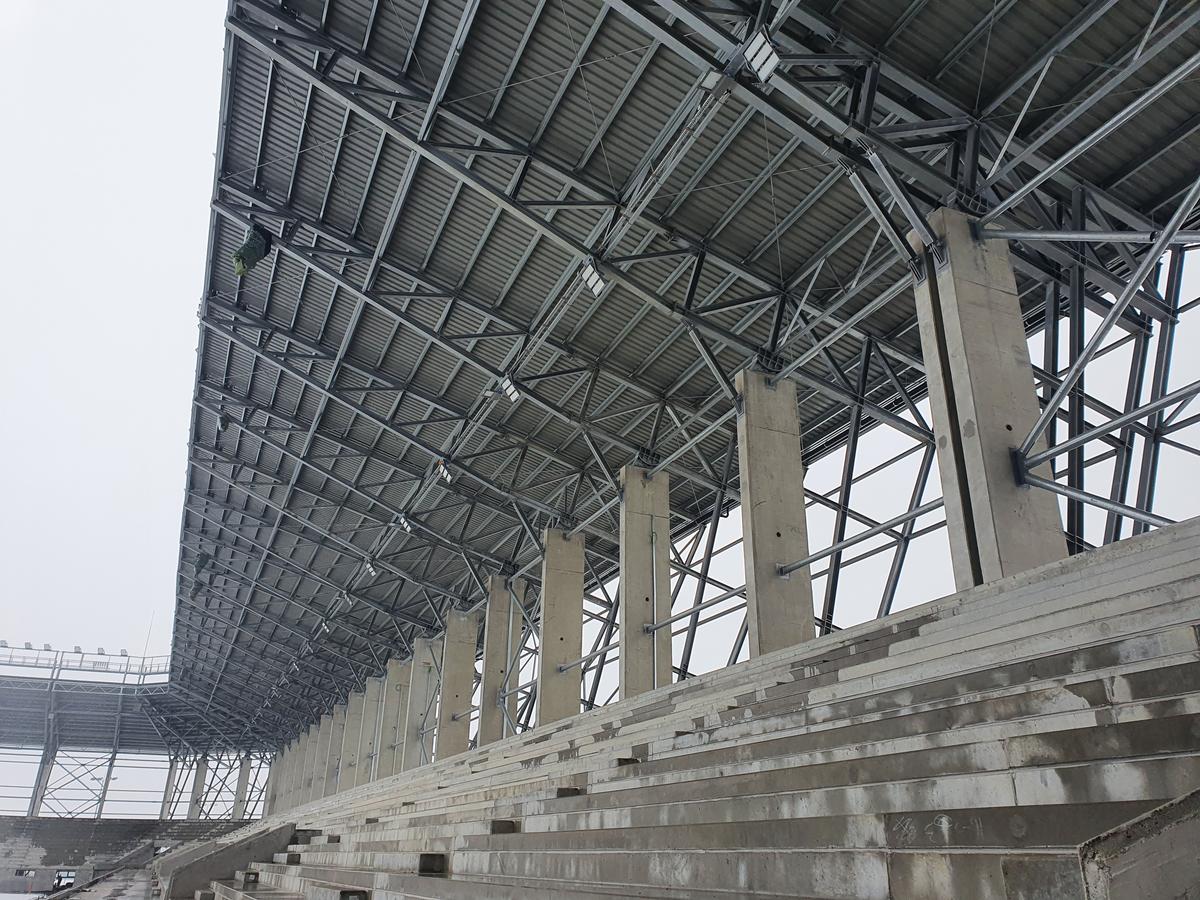 VIDEO + FOTO Se lucrează intens la arena de 20 de milioane de euro construită Guvernul maghiar în România! Când va fi gata + o echipă din Champions League la inaugurare