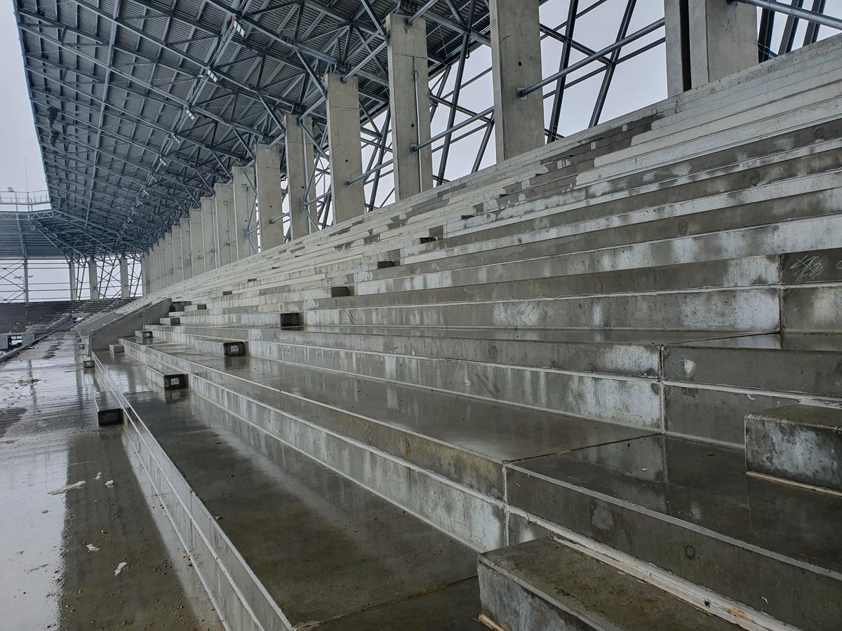 VIDEO + FOTO Se lucrează intens la arena de 20 de milioane de euro construită Guvernul maghiar în România! Când va fi gata + o echipă din Champions League la inaugurare