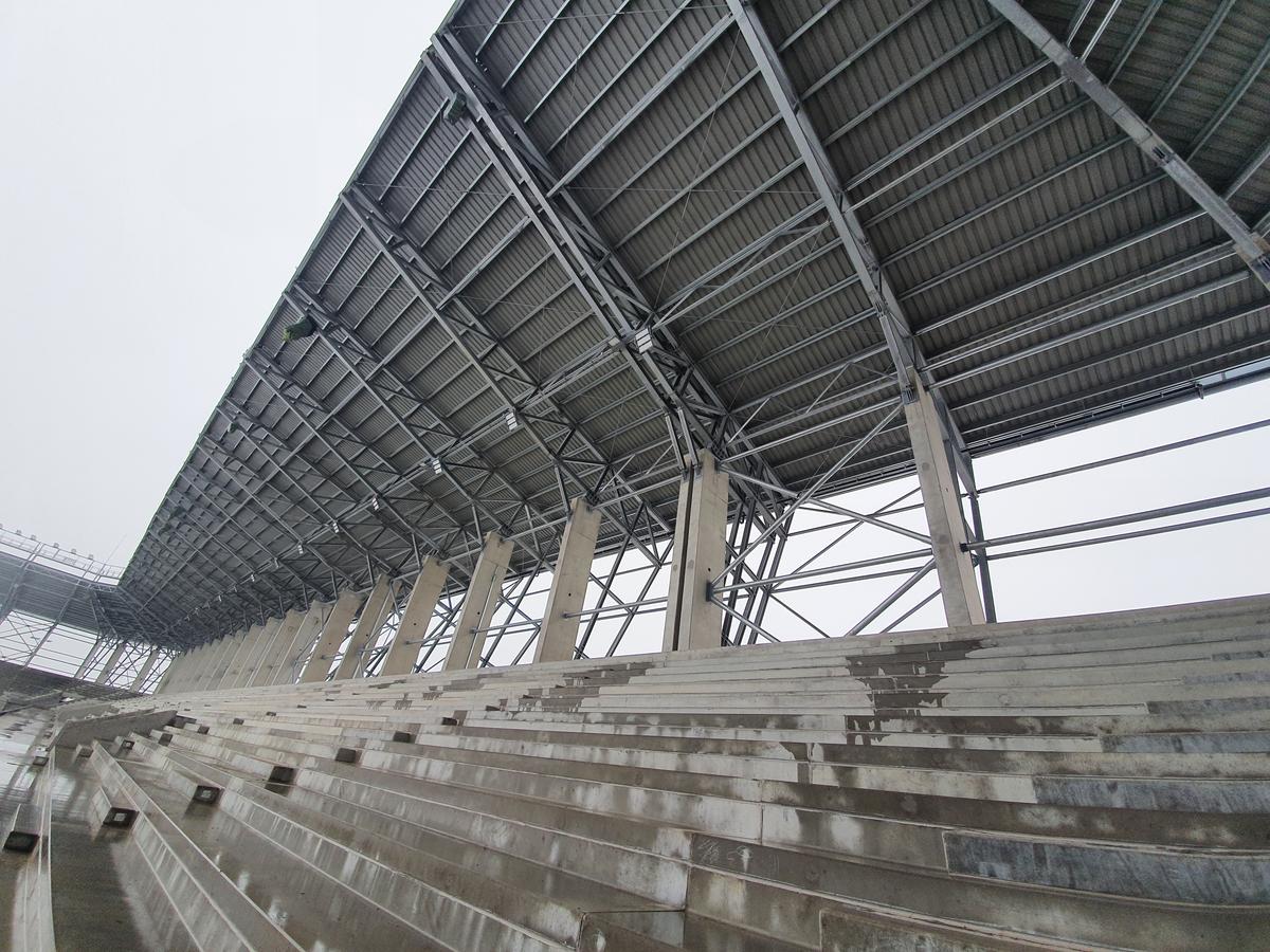 VIDEO + FOTO Se lucrează intens la arena de 20 de milioane de euro construită Guvernul maghiar în România! Când va fi gata + o echipă din Champions League la inaugurare