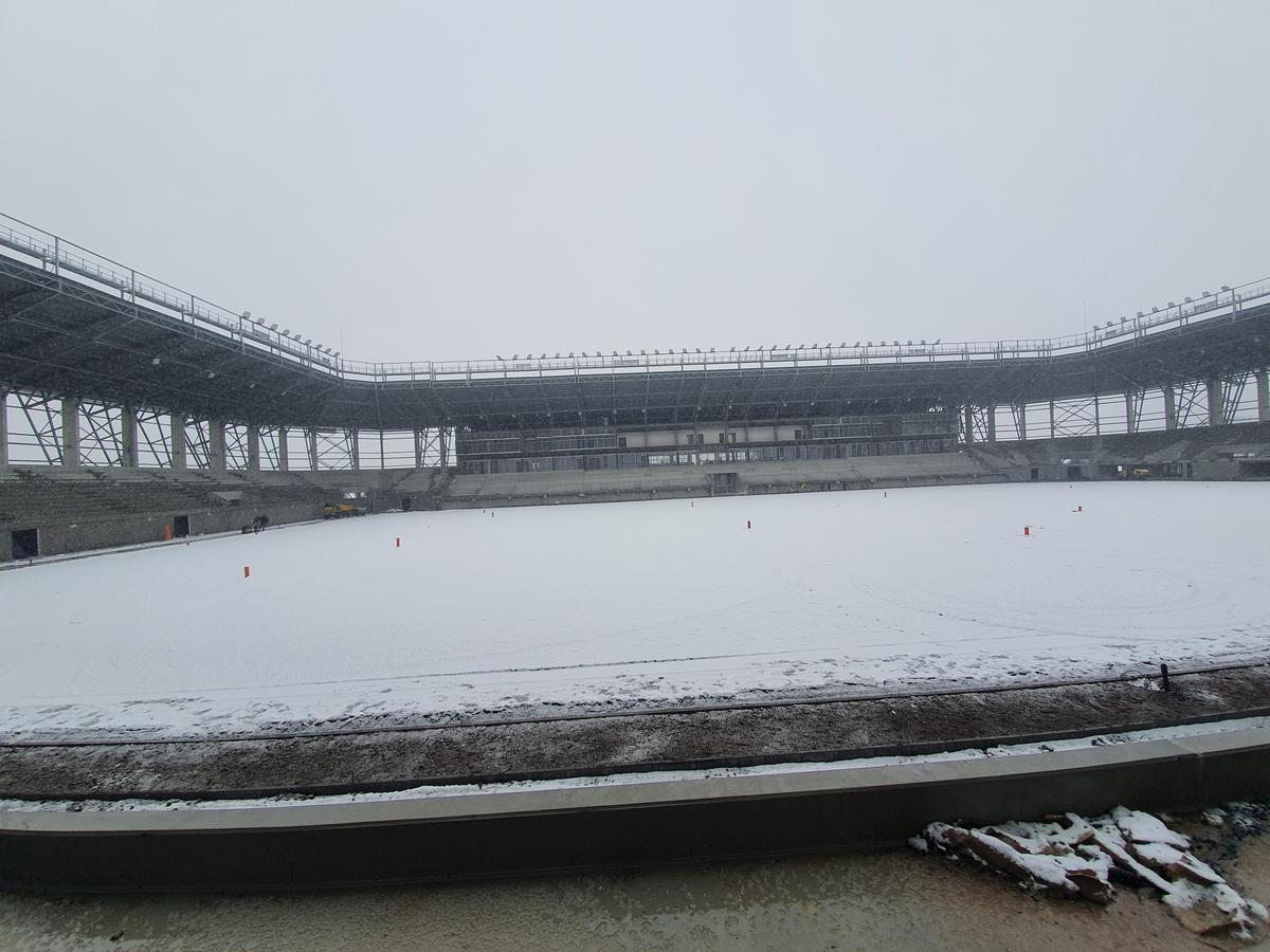 VIDEO + FOTO Se lucrează intens la arena de 20 de milioane de euro construită Guvernul maghiar în România! Când va fi gata + o echipă din Champions League la inaugurare