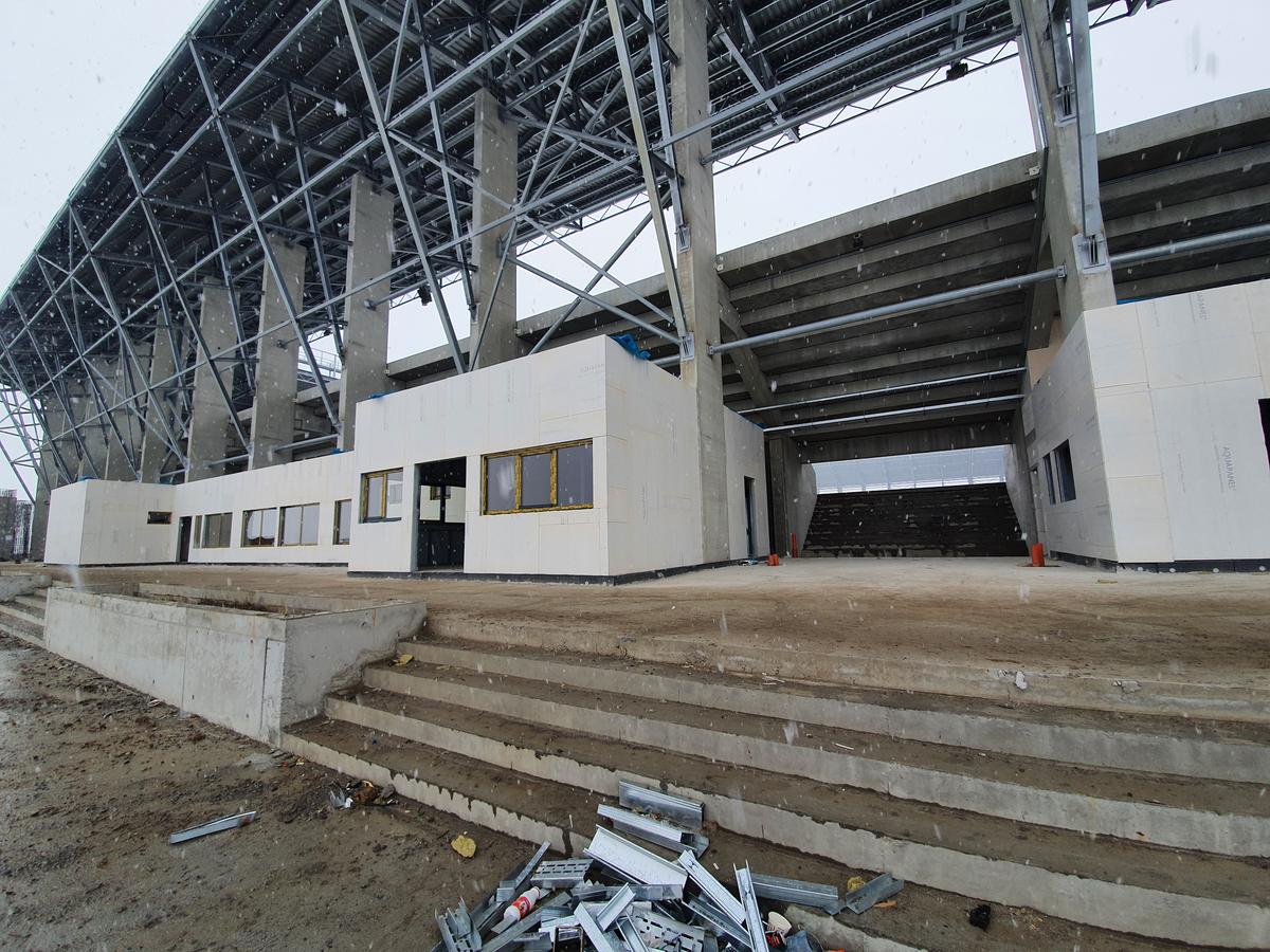 VIDEO + FOTO Se lucrează intens la arena de 20 de milioane de euro construită Guvernul maghiar în România! Când va fi gata + o echipă din Champions League la inaugurare