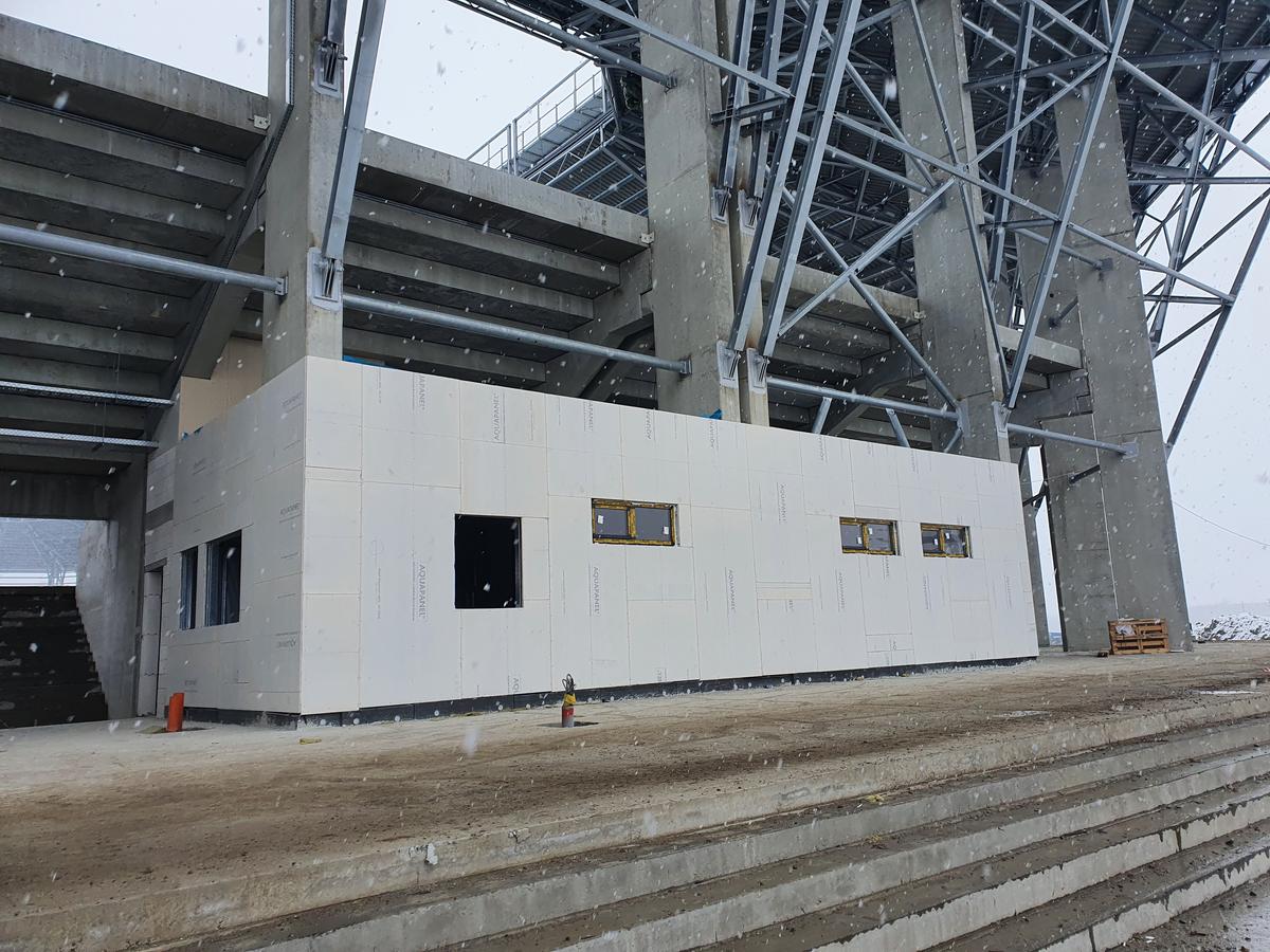 VIDEO + FOTO Se lucrează intens la arena de 20 de milioane de euro construită Guvernul maghiar în România! Când va fi gata + o echipă din Champions League la inaugurare
