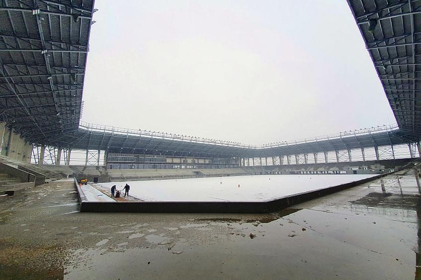 Așa arată acum stadionul lui Sepsi // FOTO: Vlad Nedelea
