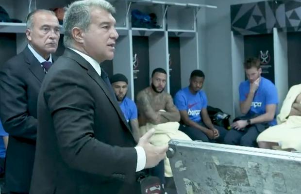 Joan Laporta, discurs în vestiarul Barcelonei, după eșecul din El Clasico: „Asta e calea”