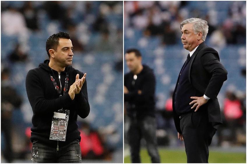 Xavi Hernandez și Carlo Ancelotti // foto: Imago Images