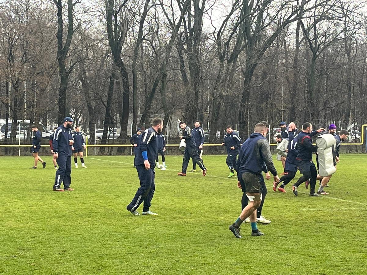 Națională de rugby a României s-a reunit vineri, 13 ianuarie 2023