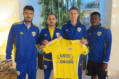 Petrolul a anunțat că îi transferă pe Stefan Purtic (24 de ani, mijlocaș central), Seniko Romeo Doua (21 ani, fundaș dreapta) și Cosmin Achim (27 de ani, fundaș central)/ foto: Facebook @Petrolul