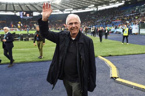 Sven Goran Eriksson, în 2023 la un derby al Romei // Foto: imago