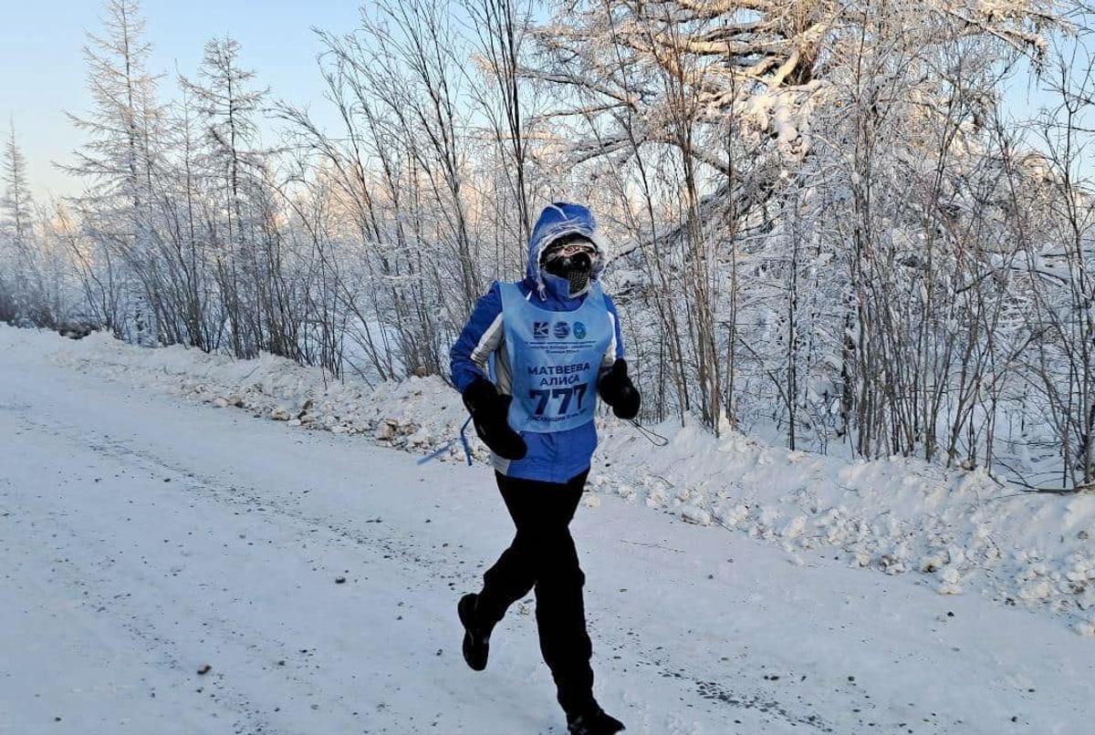 Maraton la -52 de grade Celsius în Siberia