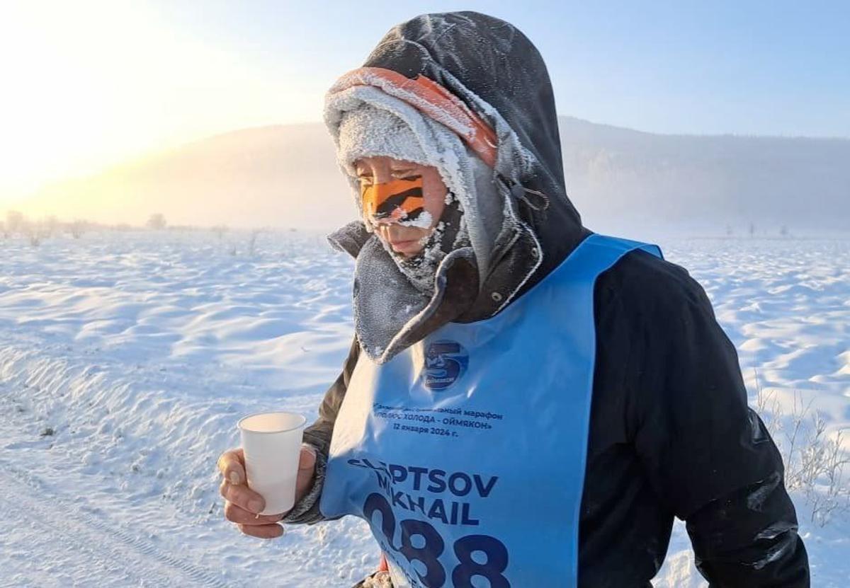 Maraton la -52 de grade Celsius în Siberia
