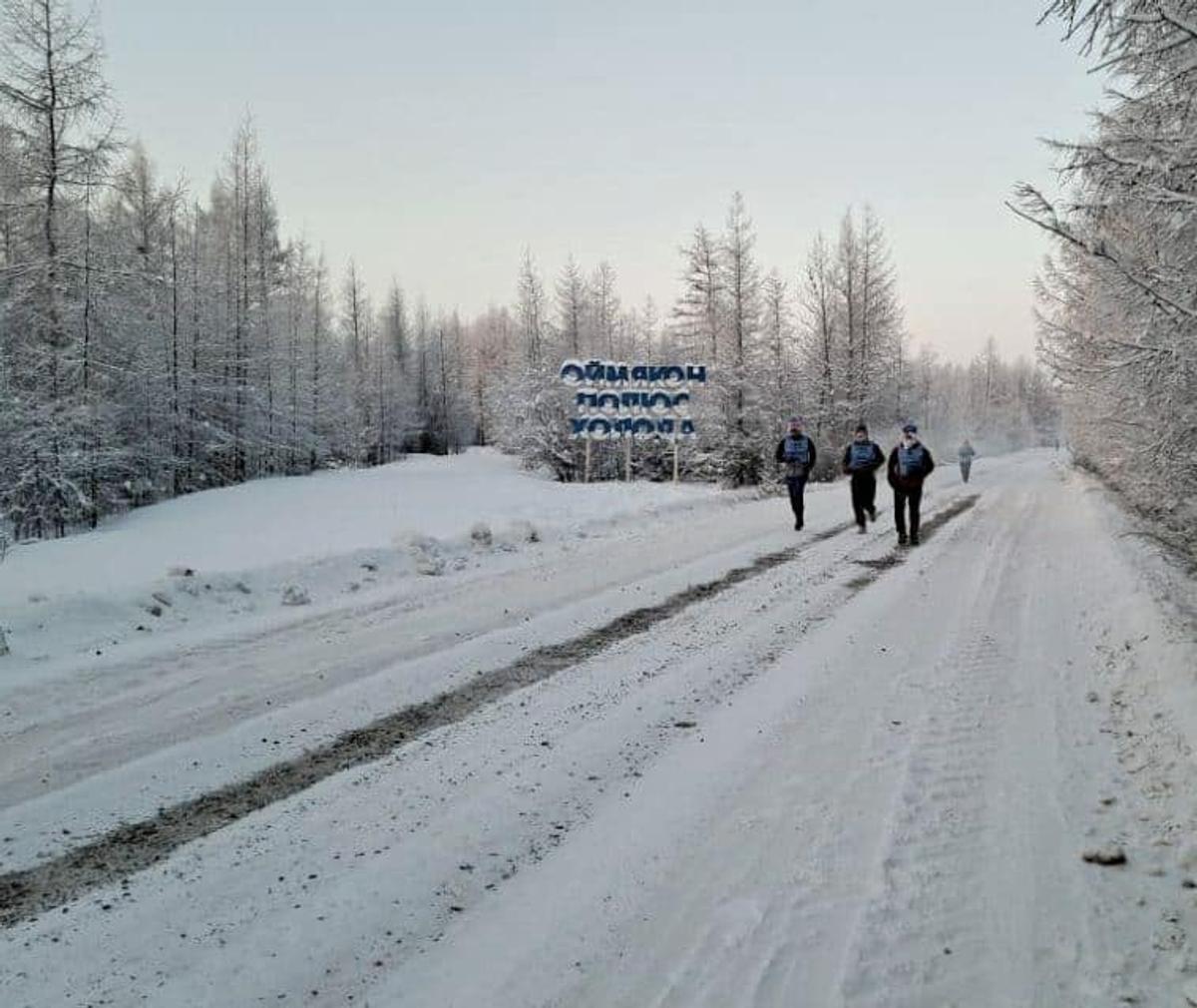 Maraton la -52 de grade Celsius în Siberia