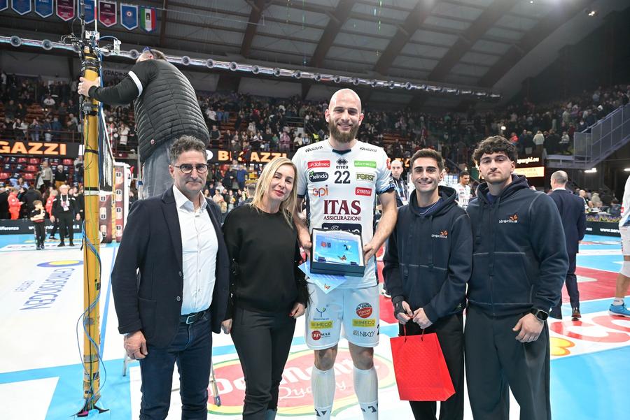 Bela Bartha, desemnat MVP-ul confruntării/Foto: Federația Română de Volei Un român a fost desemnat MVP în derby-ul ligii de volei a Italiei! Meci spectaculos în Perugia: „Am crezut în noi înșine”