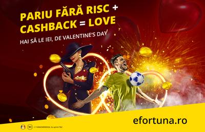Ia în brațe oferta de Valentine și iubește câștigul!