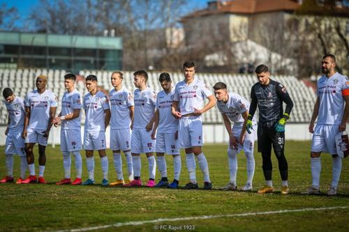 Rapid a câștigat cu CS Mioveni // foto: Facebook @ FC Rapid 1923